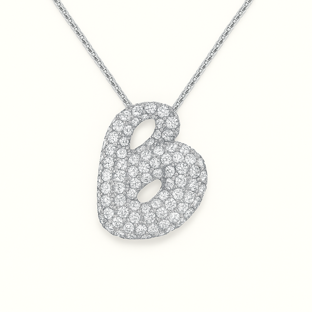 Golden Initial Necklace 34