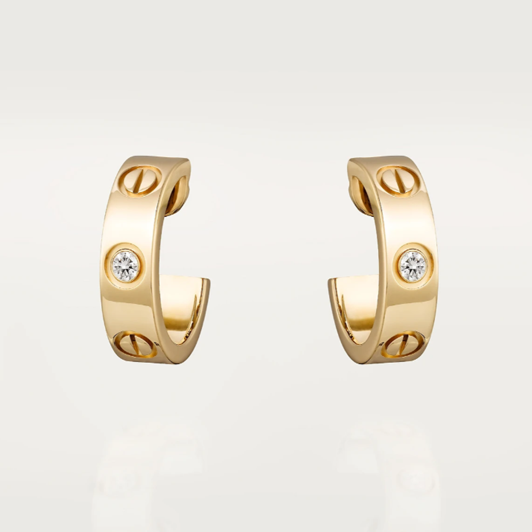 Love Crystal Hoops 1