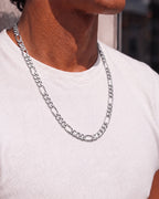 Figaro Chain 6mm | Silver 2