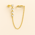 Audra Chain Cuff Earrings 1