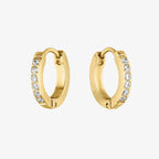 Tiny Gold Hoop Earrings 12