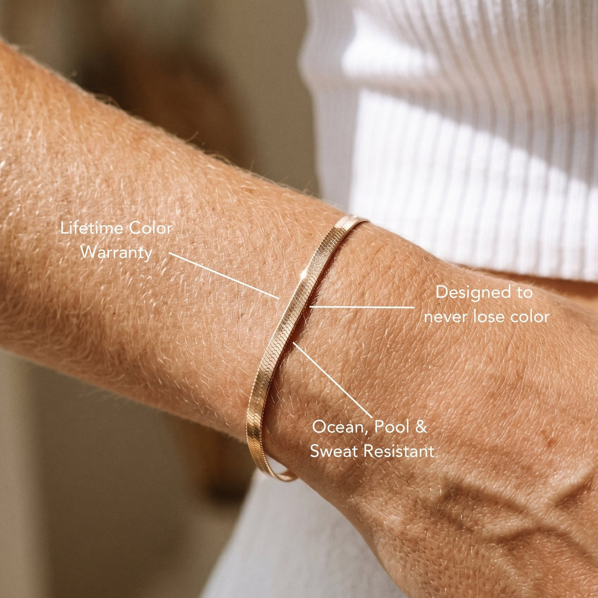 "Kauai" Herringbone Bracelet 8