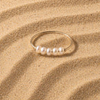 Mini Pearls Ring 8