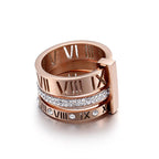 Roman Crystal Ring 7