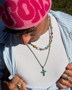 Gemstone Necklace I Silver 7