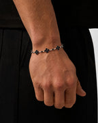Fortuna Bracelet | Black Stone Silver 2