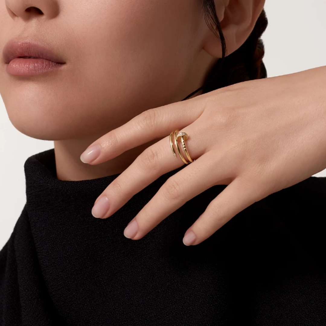 Nail Layered Ring 2