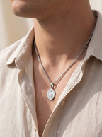 Virgin Maria Pendant Chain | Silver 3