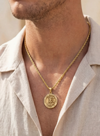 Saint Michael Protection Necklace | Gold 3
