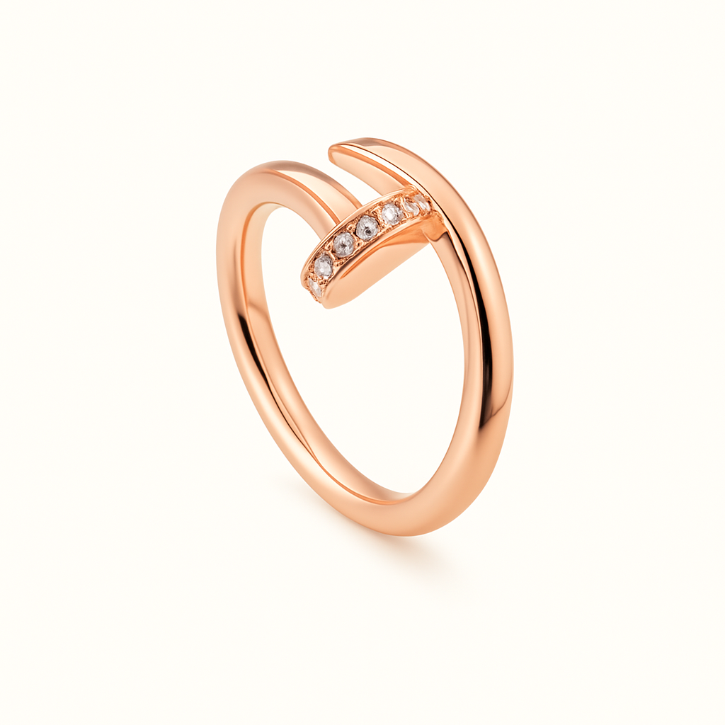 Nail Crystal Ring 5