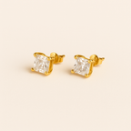 April Square Studs 1