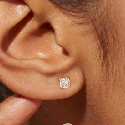 April Square Studs 2