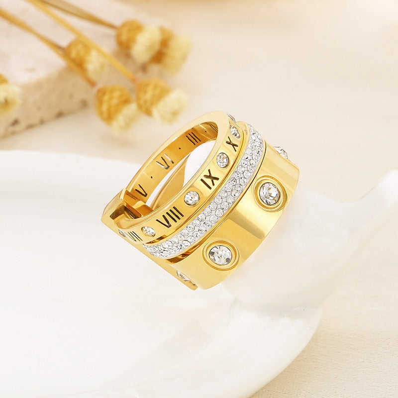 Roman Crystal Ring 4