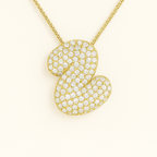 Golden Initial Necklace 32