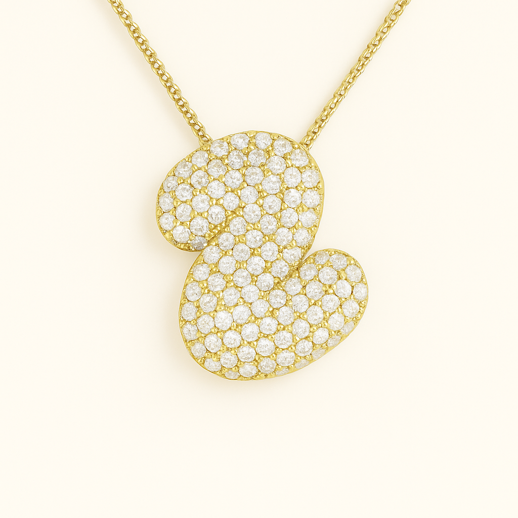 Golden Initial Necklace 32