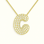 Golden Initial Necklace 9