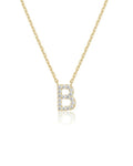 Crystal Initial Necklace 1