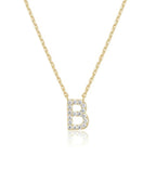 Crystal Initial Necklace 1