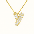 Golden Initial Necklace 31
