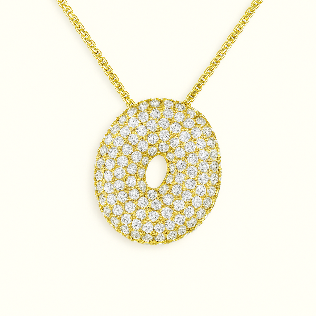 Golden Initial Necklace 21