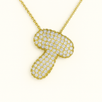 Golden Initial Necklace 26