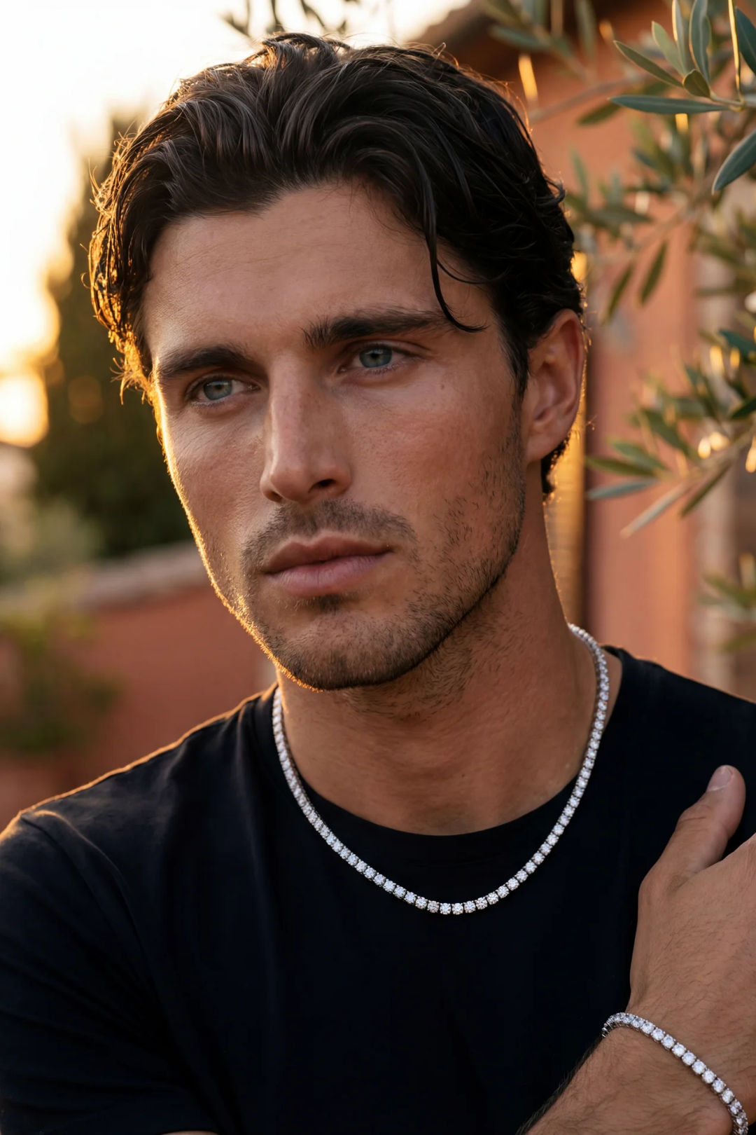 Tennis Necklace | Titanium Steel 4