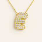 Golden Initial Necklace 11