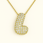 Golden Initial Necklace 18
