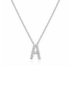Crystal Initial Necklace 2