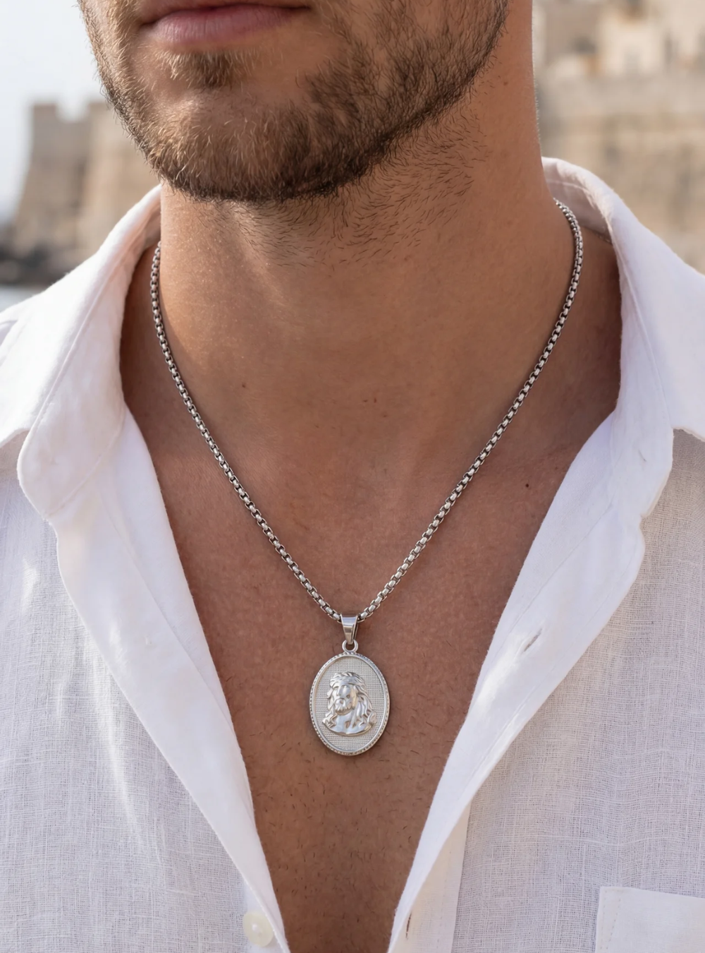 The King Pendant Chain I Silver 3