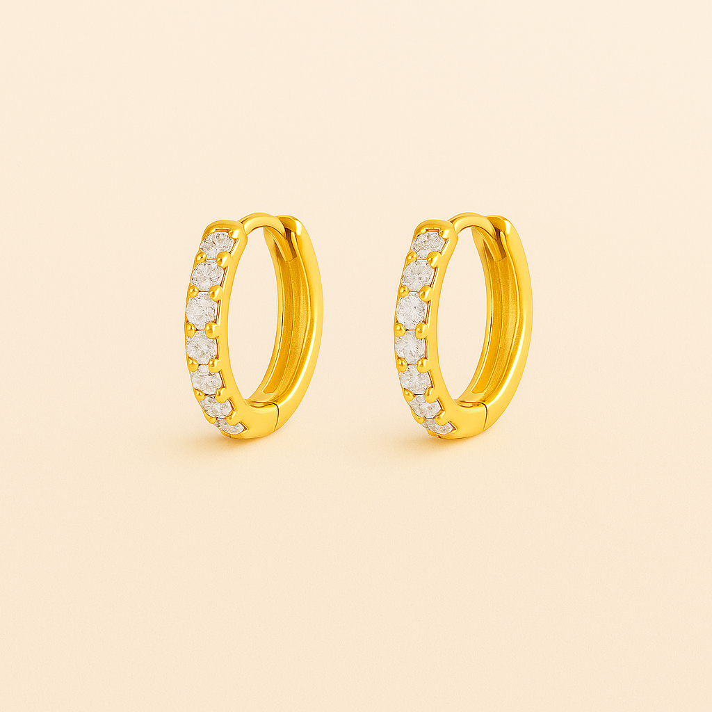 Alexandria Pavé Hoops 1