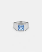 Aquamarine Ring | Titanium Steel 1