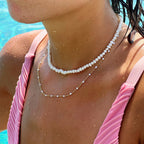 White Beaded Choker 4