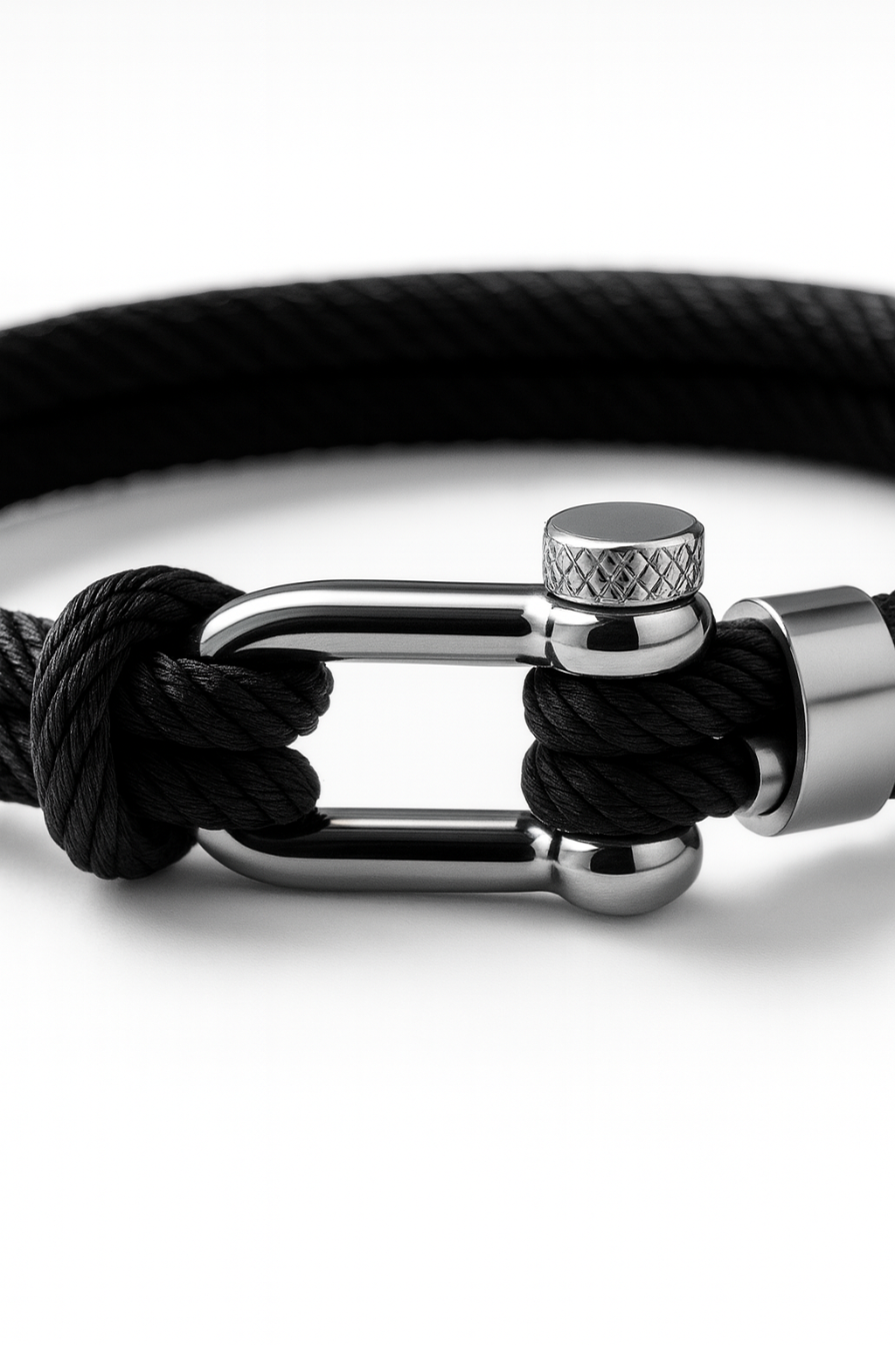 Cabo Rope Bracelet | Black 3