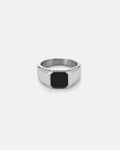 Black Onyx Signet Ring | Silver 1