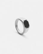 Black Onyx Signet Ring | Silver 4