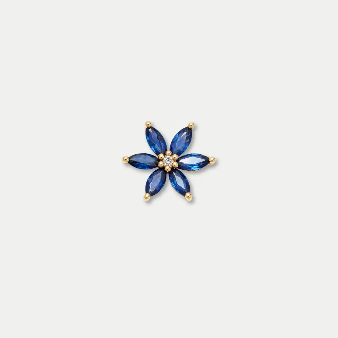 Sapphire Bloom Charm 1