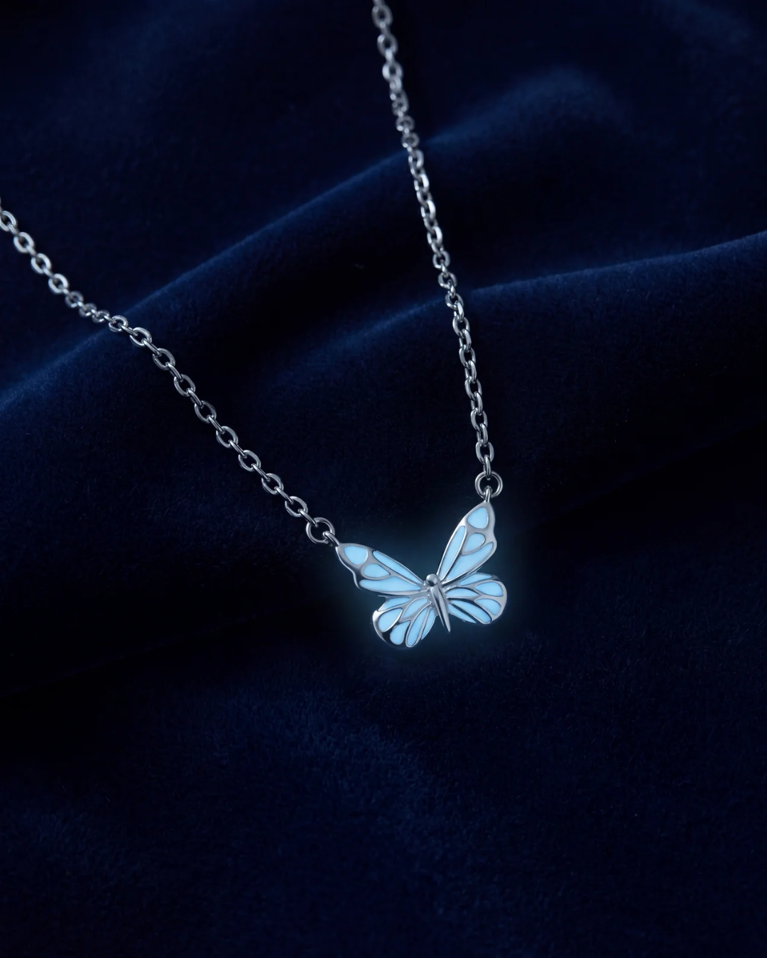 Butterfly Necklace I 925 Silver 4