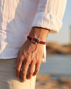Cabo Rope Bracelet | Burgundy 2