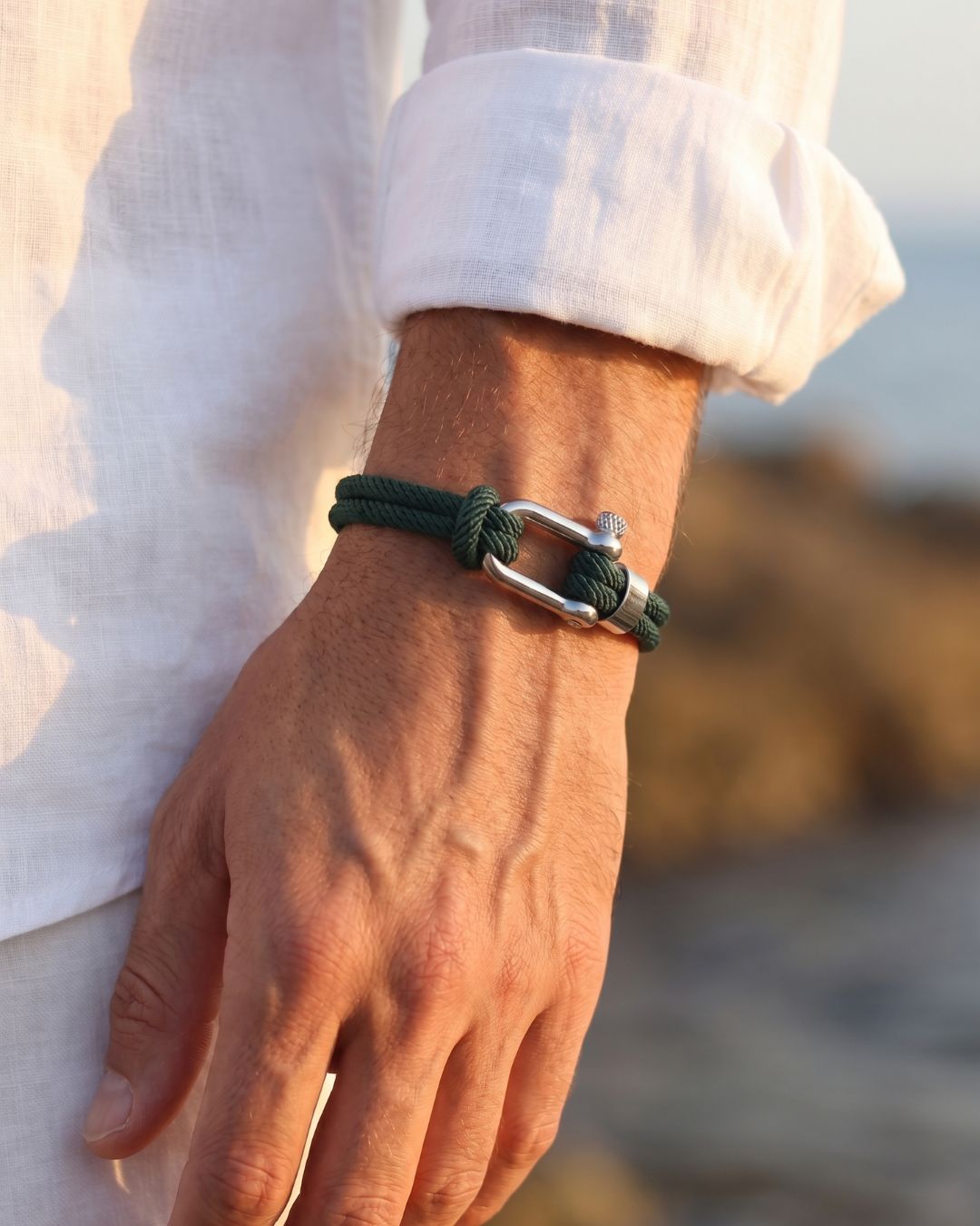 Cabo Rope Bracelet | Forest Green 3