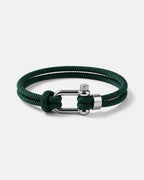 Cabo Rope Bracelet | Forest Green 1
