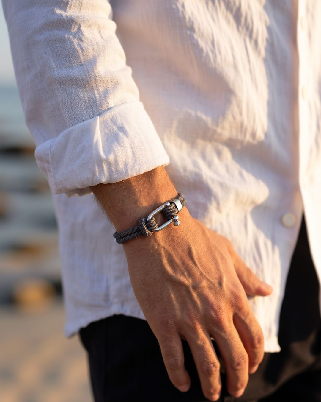 Cabo Rope Bracelet | Grey 2