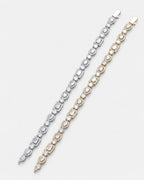 Celeste Zirconia Tennis Bracelet | Gold 3