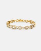 Celeste Zirconia Tennis Bracelet | Gold 1