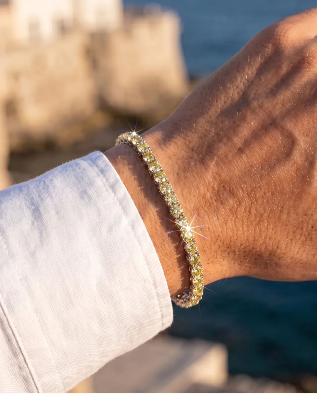 Champagne Éclat Bracelet | Champagne Moissanite 2