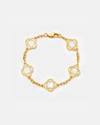 Charm Bracelet Nacre I Gold 1