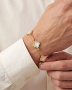 Charm Bracelet Nacre I Gold 4