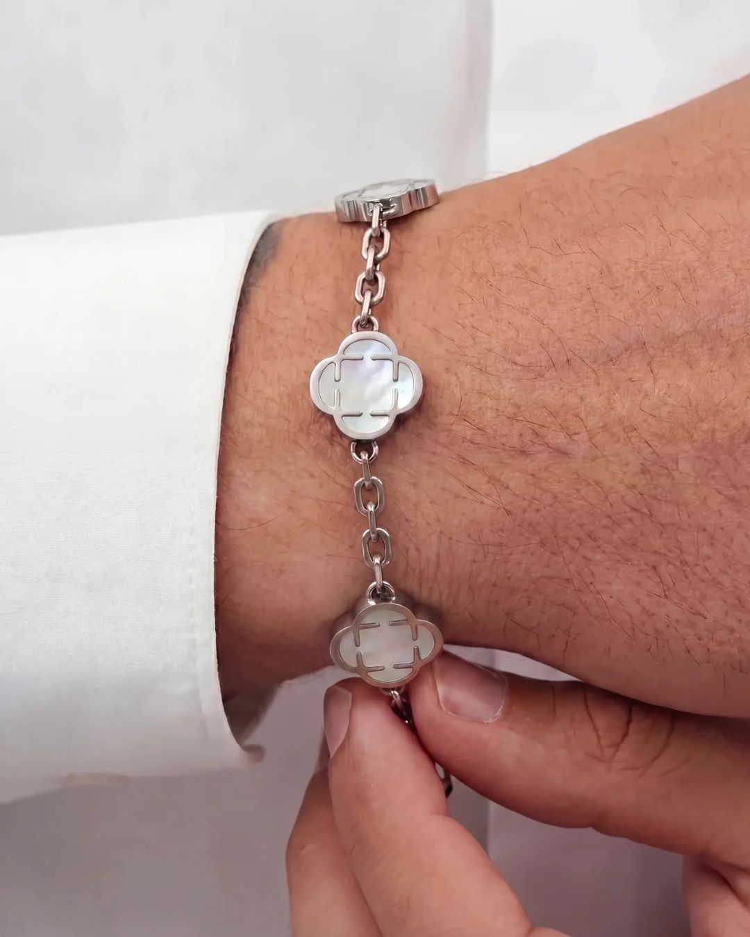 Charm Bracelet | Nacre Silver 5