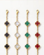 Charm Bracelet Malachite I Gold 4
