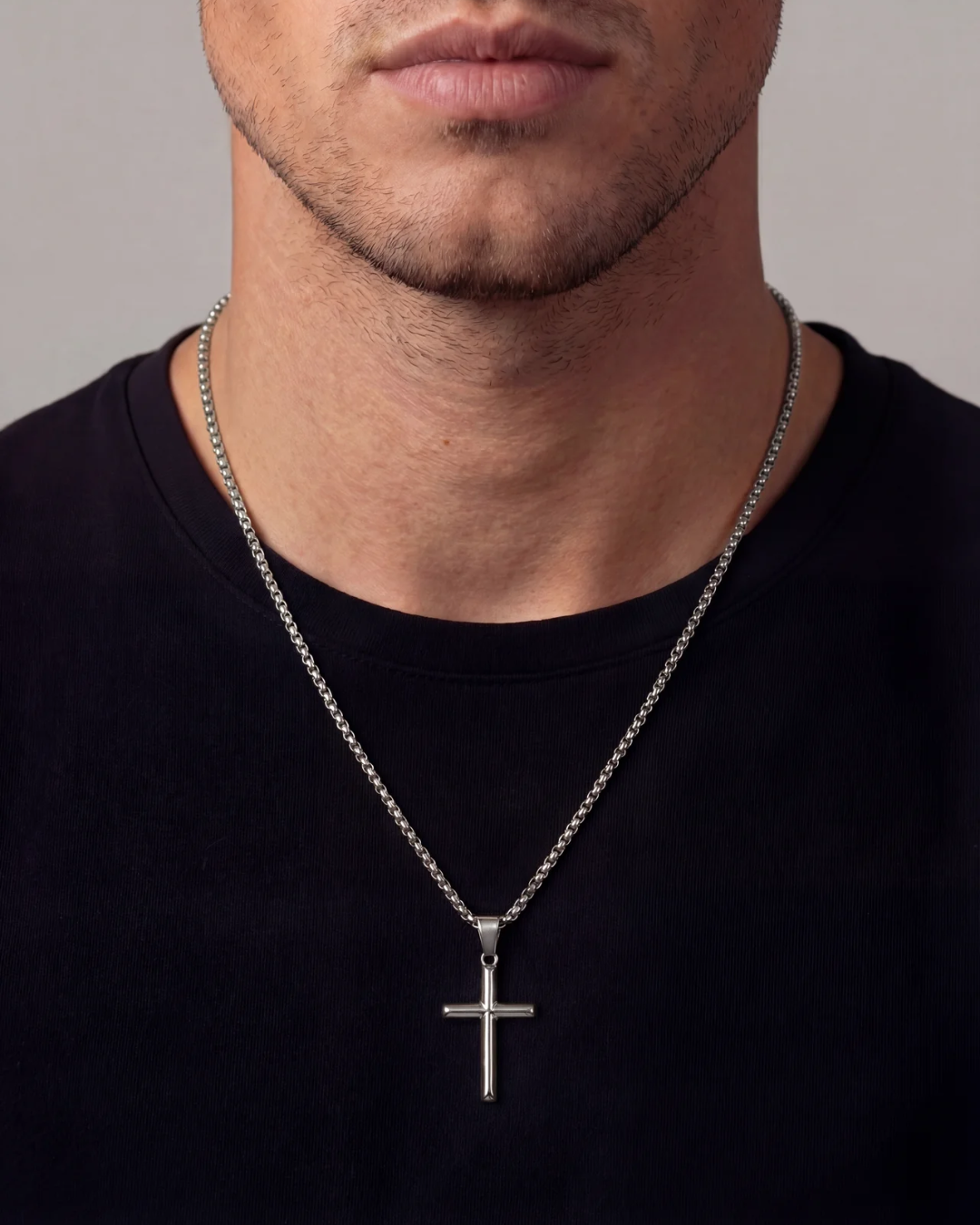 Christian Cross Necklace | Stainless steel 2